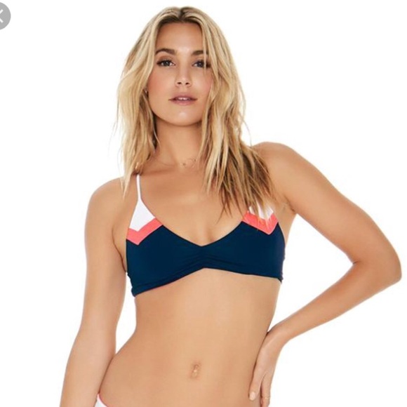 L Space Swim Lspace Color Block Haley Reversible Bikini Top Poshmark